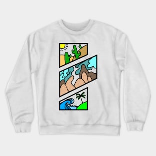 Simple line art Crewneck Sweatshirt